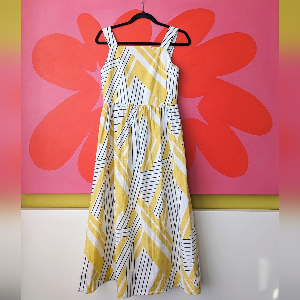 OAK + FORT Geometric Print Summer Dress